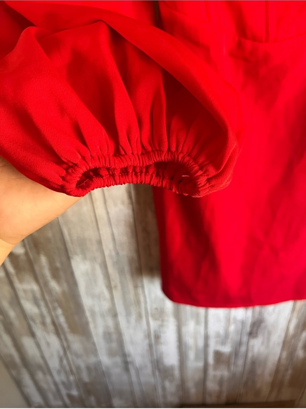 Princess Polly Lillie Long Sleeve Mini Dress Size 2 Red Bustier NWT - Picture 3 of 7